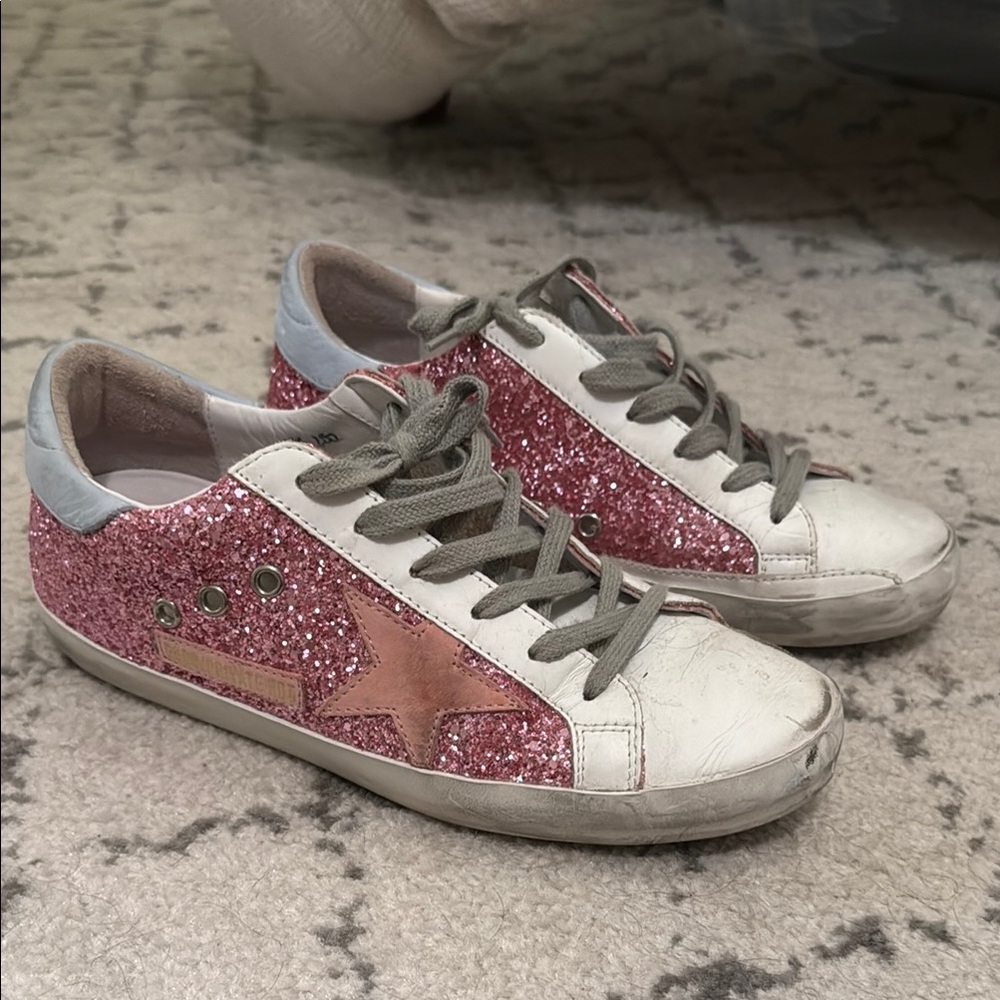 Pink Glitter Women's Sneakers